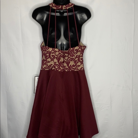 B Darlin open back A line mini dress - Picture 10 of 10